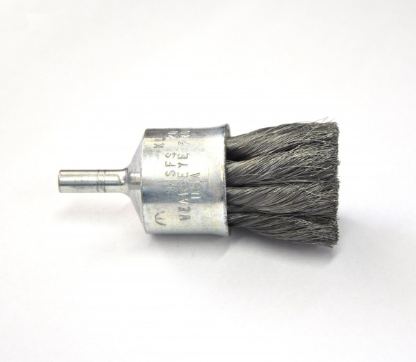 1/4 Stem Mounted Knot Type End Wire Brush